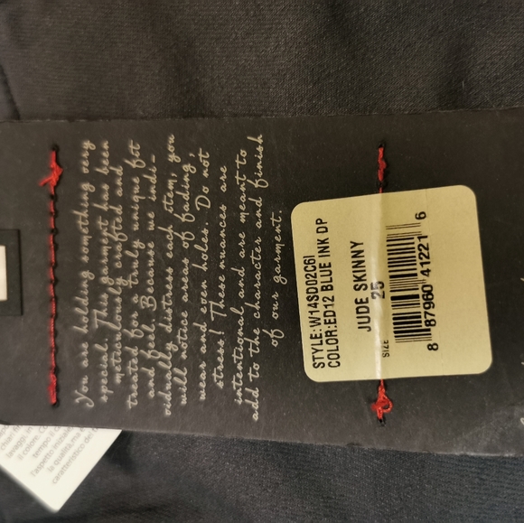 NWT True religion dip-dye Jude skinny jeans, 25 - Picture 3 of 7
